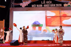 2026年越日文化节中的一个文艺表演节目。图自越通社