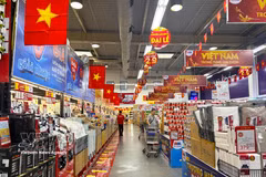 2026年前8个月越南国内消费增长超13% 。图自越通社