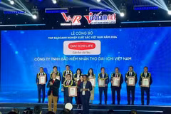 越南企业50强榜单发布仪式。图自越通社