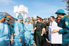 广宁省完成烈士遗骸DNA取样工作。图自越通社