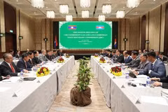 老挝与柬埔寨联合边界委员第八次会议在金边举行。图自越通社