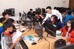 钟斋学校正成为电子技术应用的亮点。图自越通社