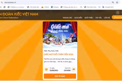 越南国家杂技联合会刚与VTC公司合作，通过 xiecvietnam.vn 网站部署了中央马戏院演出在线售票平台。图自越通社