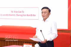越共中央政治局委员、中央书记处常务书记陈锦秀。图自越通社