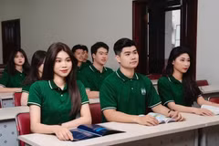 河内国家大学自然科学大学课堂。图自Vietnam+