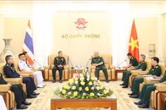 阮志咏上将会见外国客人