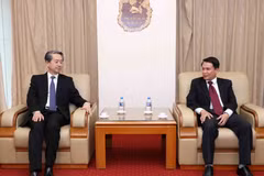 越通社社长阮德利会见中国驻越大使熊波