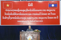 越老建交60周年：老越建交60周年纪念典礼在万象举行 