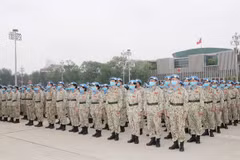  一号工兵队和四号二级野战医院出征：越南军官锻炼意志、提高能力的机会