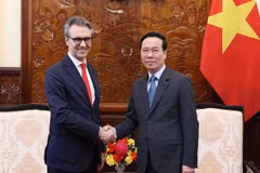 越南国家主席会见欧盟驻越南代表团团长