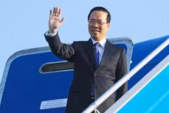 越南国家主席武文赏启程前往北京 开始出席第三届“一带一路”国际合作高峰论坛之行