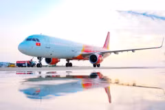 新春越捷航空开通飞往中国香港等地新航线 推出低至一折机票