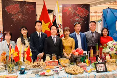 越南驻文莱大使馆展位。图自越通社