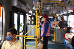 组图：越南颁发在公共场所必须戴口罩的规定