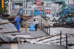 越南驻日本福冈总领事馆同日本有关部门配合寻找在台风中失踪的2名越南研修生