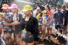 受新冠肺炎疫情影响泰国各地取消泼水节活动