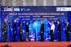 2024年越南胡志明电力及能源展览会开幕式。图自越通社