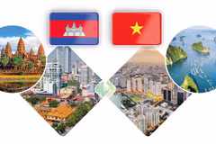 柬埔寨国王诺罗敦·西哈莫尼对越南进行国事访问
