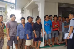 印尼于11月16日对越南5名船长进行审理