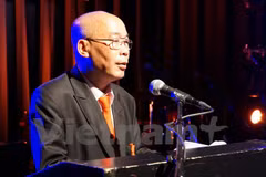 陶光明先生在亮相仪式上发表讲话。