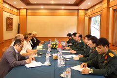 会见场景（图片来源：http://www.mod.gov.vn/）