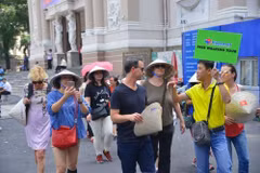 内向外国游客推出免费参观旅游线。（图片来源：越南之声）