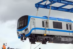 滨城-仙泉地铁1号线的6列车将分别于5月6月和7月运抵胡志明市