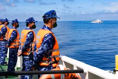 越中海警2021年第二次海上联合巡逻圆满结束