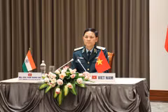 越南代表出席由印度举办的空军参谋长会议