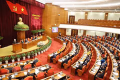 越共十三届三中全会第二天新闻公报