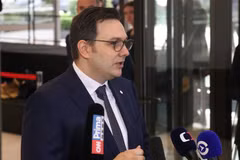 捷克外交部部长扬·利帕夫斯基。图自越通社