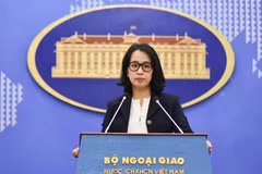 越南外交部发言人范秋姮。图自越通社