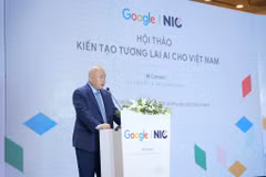 越南计划与投资部副部长杜成忠在研讨会上发言。图自NIC