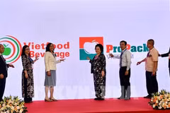 第28届越南大型国际食品饮料、加工及包装技术展正式拉开帷幕。图自越通社