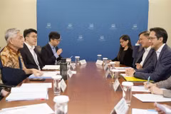 越南与新加坡外交部举行第16次政治磋商。图自越通社