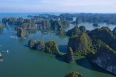 海防市兰夏湾美景。图自越通社