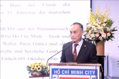 胡志明市越德友好协会会长阮英俊。图自越通社
