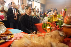 汉娘祭祀仪式。图自越通社