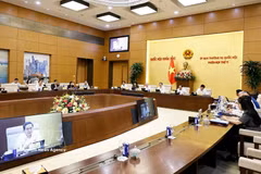 会议现场。图自越通社