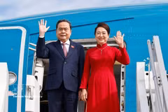 资料图：越南国会主席陈青敏将偕夫人对韩国和蒙古国进行正式访问。图自越通社