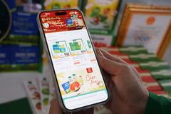 庆和省推动电子商务发展，优先将主力产品和“一乡一品”产品投放到数字平台，以拓展销售渠道。图自越通社