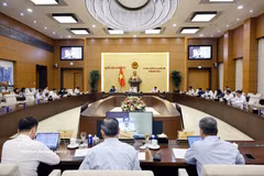 会议现场。图自越通社