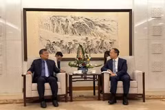 越南外交部常务副部长阮明羽在北京与中国外交部副部长马朝旭举行工作会谈。图自baoquocte.vn