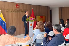 此次活动吸引了委内瑞拉主要新闻机构的众多编辑员和记者参与。图自越通社
