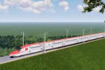 越南计划到2035年建成1500公里的南北高速铁路。（越南交通运输部供图）