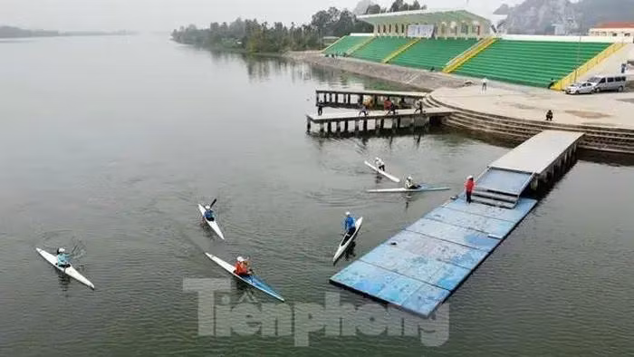 海防市赛艇训练中心。图自tienphong.vn