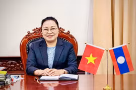 老挝驻越南大使坎葆·恩塔万。图自越通社