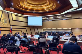 会议现场。图自越通社