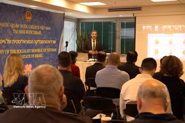 研讨会现场。图自越通社