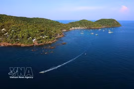 富国岛南部海域。图自越通社